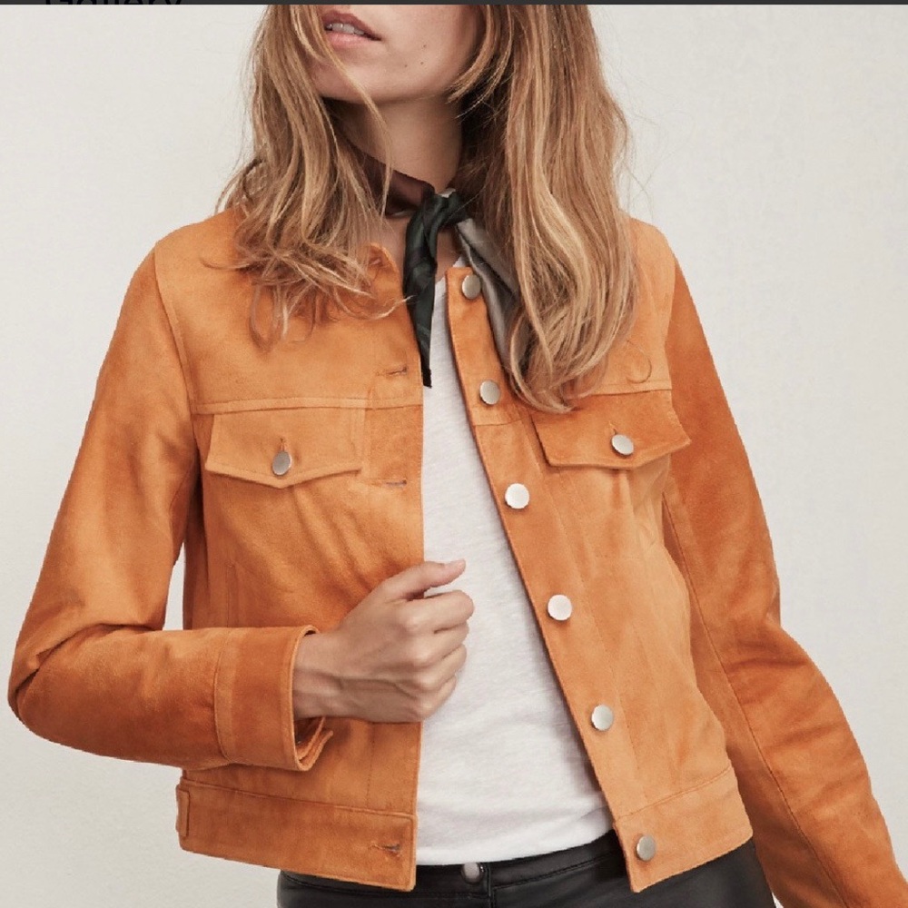 GEMMA WASHED SUEDE JACKET